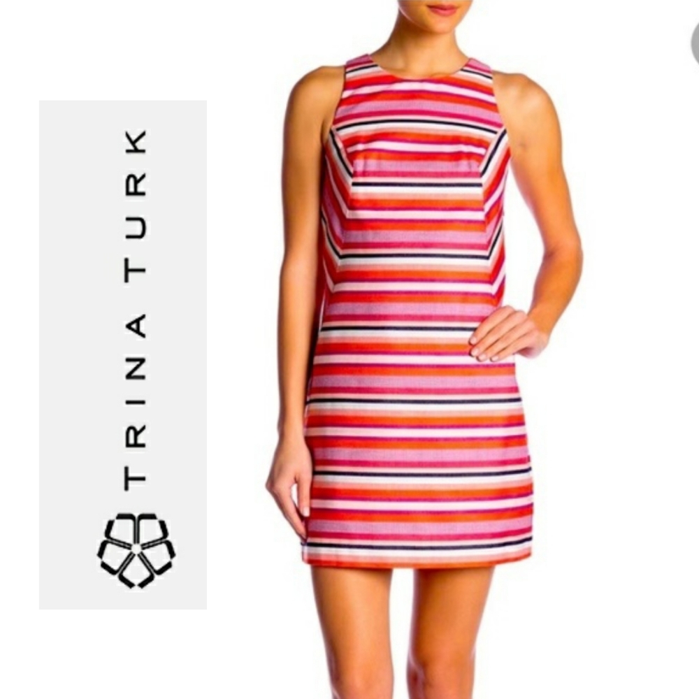 Trina Turk mini striped dress, size 0